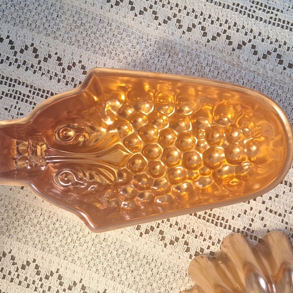 Vintage Traditional Jello / Cake Mold Copper Kitchen Decor Set Of 2 - Picture 7 of 10